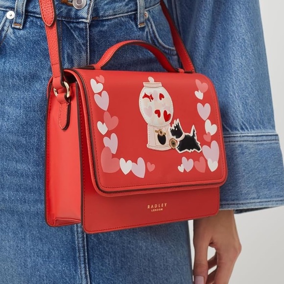 RADLEY LONDON I CHOOSE YOU Valentine’s Day Crossbody Fold Over - Picture 2 of 9
